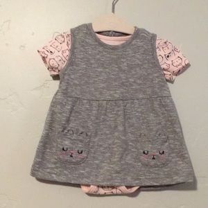 Baby girl two piece dress